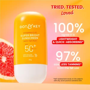 Dot & Key Vitamin C + E Super Bright Sunscreen SPF 50