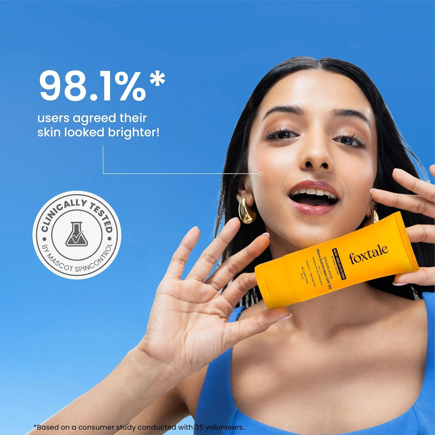 Foxtale Essentials Daily Glow Sunscreen SPF 50 - Image 4
