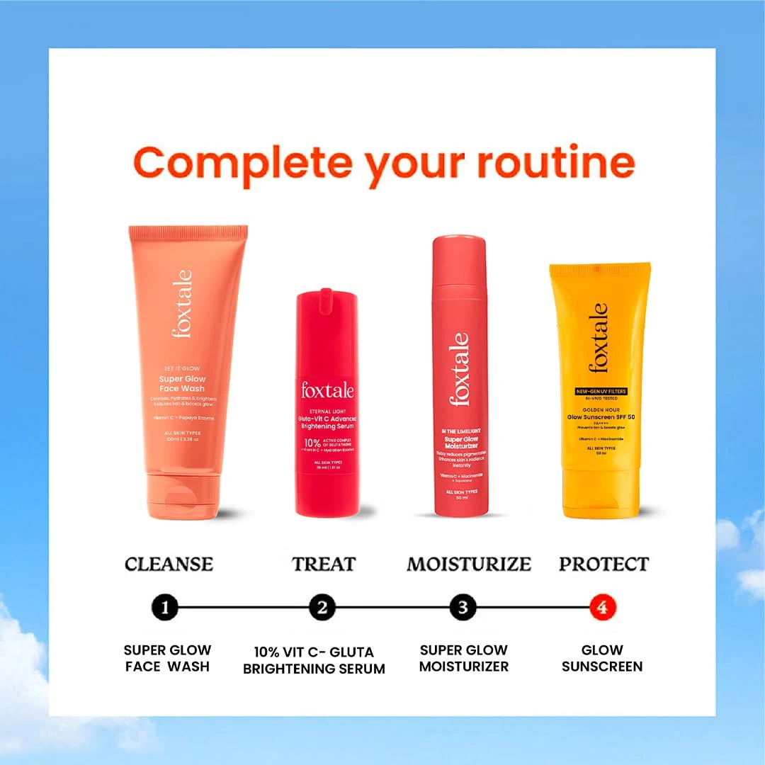 Foxtale Essentials Daily Glow Sunscreen SPF 50 - Image 2